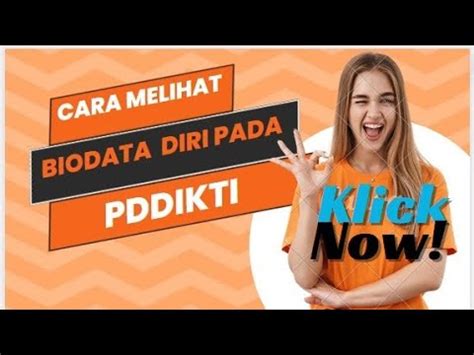 Tutorial Cara Melihat Biodata Diri Terdaftar Di Pddikti Update Pddikti