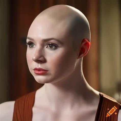 Karen Gillan With Shaved Head On Craiyon