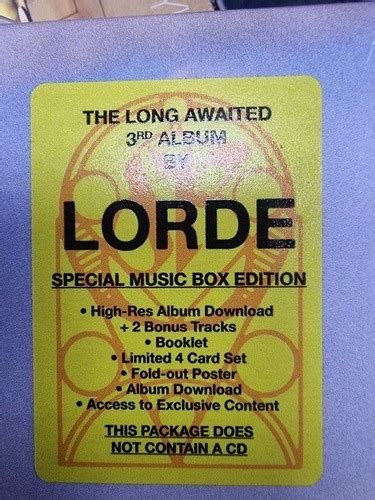 Lorde Solar Power Special Box Music Edition Cuotas Sin Interés