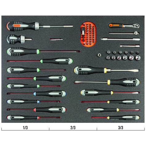 Module Mousse Fit Go Embouts Douilles Cliquets Et Tournevis Ergo