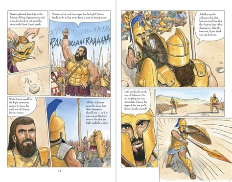 The Iliad Gareth Hinds Illustration