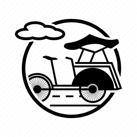 Gambar Becak Png 56 Koleksi Gambar