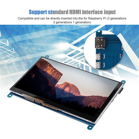 Lcd Hdmi X Ultra Hd Capacitive Raspberry