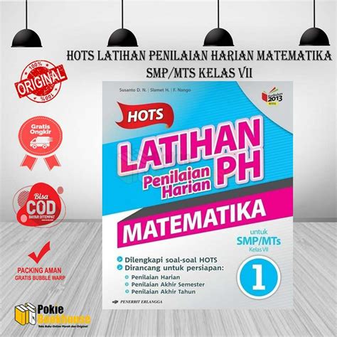 Jual BEST SELLER ORIGINAL HOTS LATIHAN PENILAIAN HARIAN MATEMATIKA SMP