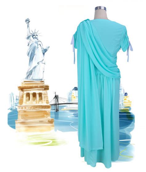 Statue Of Liberty Lady Liberty Complete Cosplay Costume Costume Party