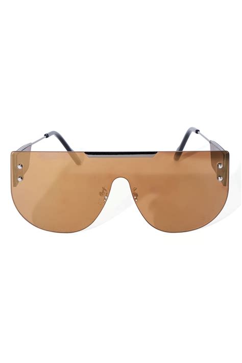 Celebrity Muse Sunglasses Brown Combo Fashion Nova Sunglasses