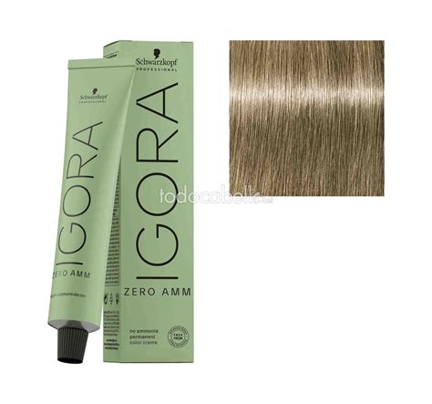 Schwarzkopf Tinte Igora ZERO AMM Sin Amoniaco 7 0 Rubio Medio Natural 60ml