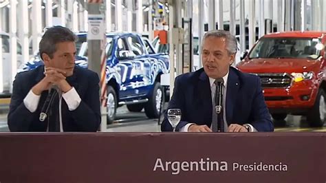 Sergio Massa Anunció Una Inversión De Us 80 Millones Por Parte De La Empresa Ford