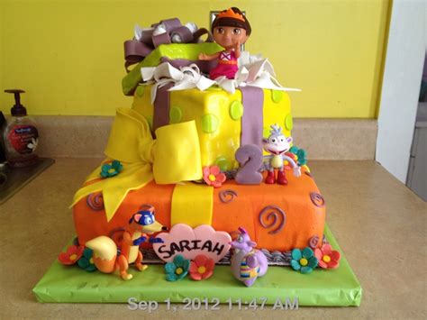 Dora Birthday Cake - CakeCentral.com