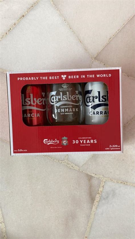 Carlsberg Liverpool Fc Edition Collection Food Drinks Alcoholic