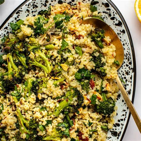 Roasted Broccoli Quinoa Salad From My Bowl Karinokada