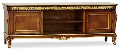 Casa Padrino Luxus Barock Tv Schrank Braun Gold Handgefertigtes