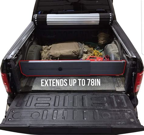 Roll N Lock Cargo Manager Rolling Truck Bed Divider Titan Truck