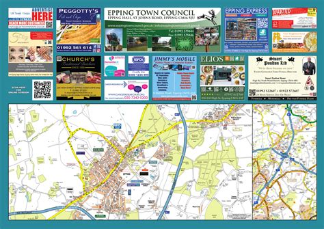 Epping Sited Map Uk Town Maps