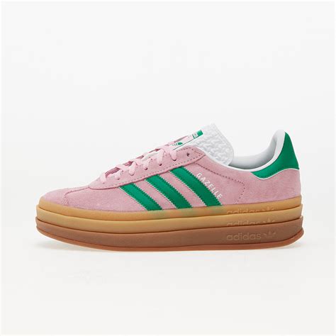 Women's shoes adidas Gazelle Bold W True Pink/ Green/ Ftw White (IE0420