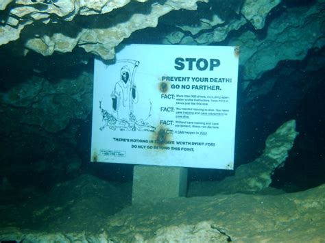 Devil’s Den FL cave warning