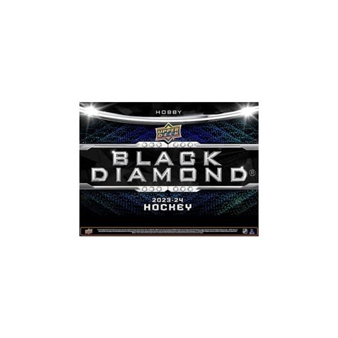 2023 24 Upper Deck Black Diamond Hockey Hobby Box CDD Edition RANDOM