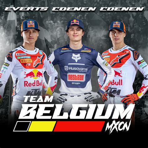 SVELATA LA LINE UP DEL TEAM BELGIO PER IL MXON FIM MONSTER ENERGY