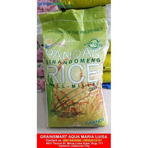 Pandan Special Sinandomeng Rice 25 Kg Lazada PH