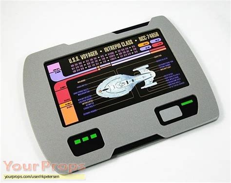 Star Trek: Voyager USS Voyager Intrepid Class PADD replica TV series prop