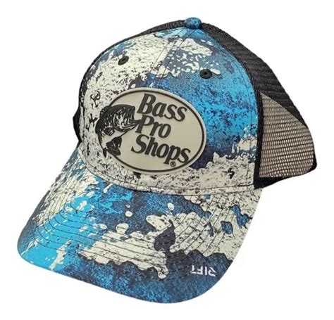 Gorra Bass Pro Shops Camuflaje Azul Truetimber Goma