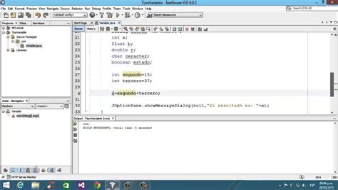 Tutorial Java Netbeans 2 Tipos De Variable YouTube