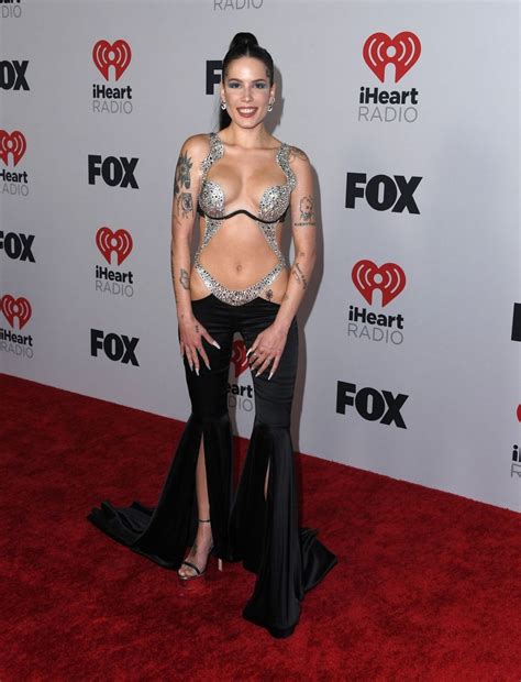 Halsey Showed Tits And Bared Thighs At Iheart Party 38 Photos Video The Fappening