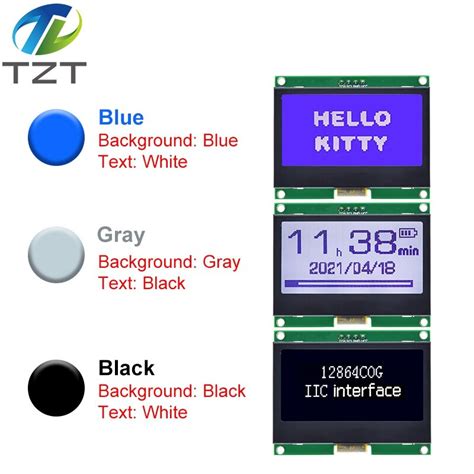 Tzt Iic Lcd X I C St S Cog Board Lcm