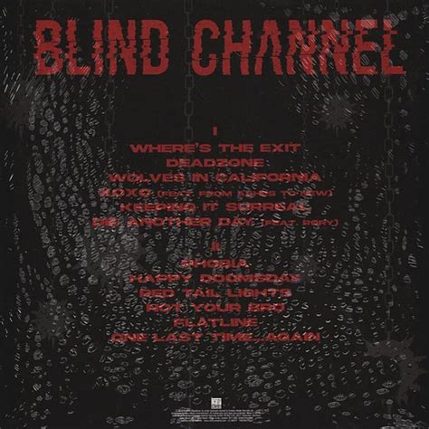 Blind Channel Exit Emotions Vinyl LP 2024 EU Original HHV