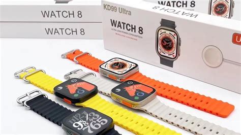 Kd Ultra Smart Watch Bluetooth Calls Wireless Charging Fitness