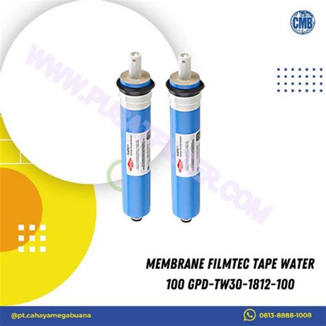 Jual Membrane Filmtec Tape Water 100 GPD TW30 1812 100 Jakarta Barat