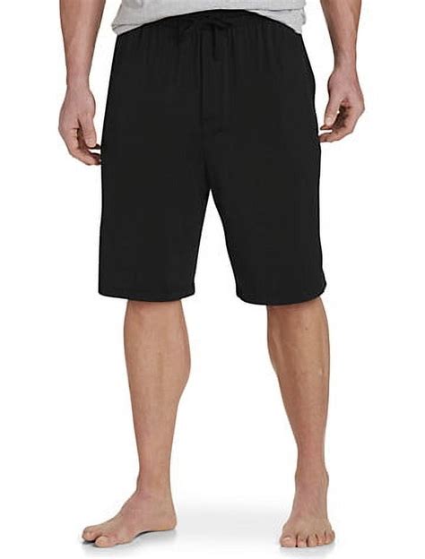 Harbor Bay By Dxl Big And Tall Mens Performance Jam Shorts Black 6x