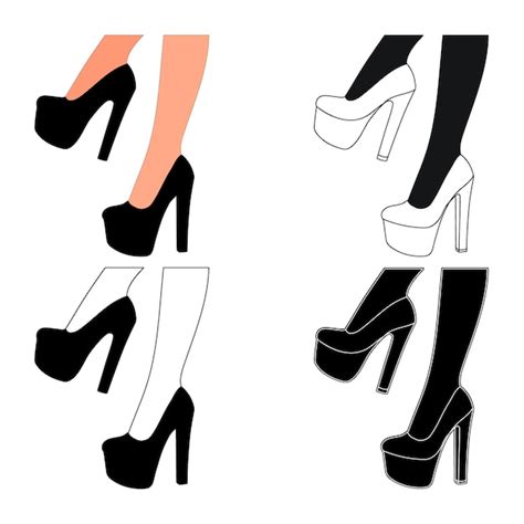 Seite 8 High Heels Vektoren Und Illustrationen Zum Kostenlosen