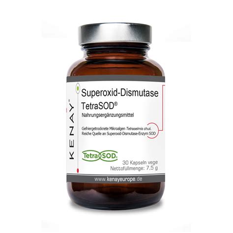 Superoxid Dismutase TetraSOD 30 Kapseln Vege