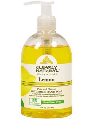 Clearly Natural Glycerine Liquid Hand Soap Lemon 12 Oz : Fresh Health ...