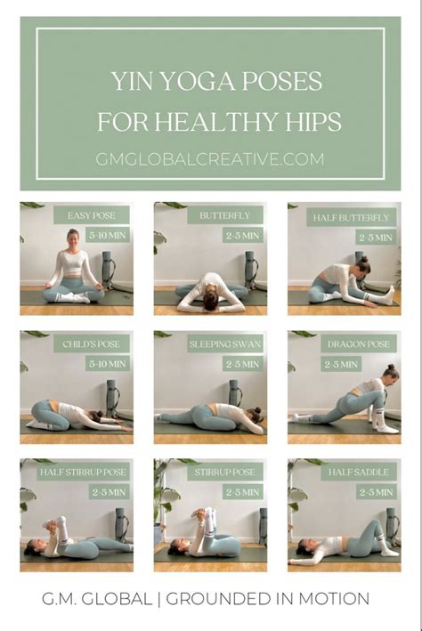 Yin Yoga Poses For Healthy Hips Yin Yoga Poses Yin Yoga Yin Yoga