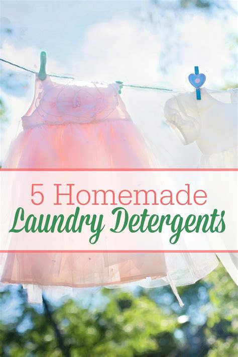 5 Homemade Laundry Detergents The Frugal Non Toxic Way To Clean Your Clothes