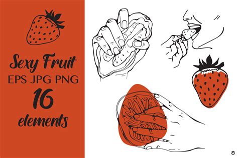 Sexy Fruit Food Illustrations ~ Creative Market