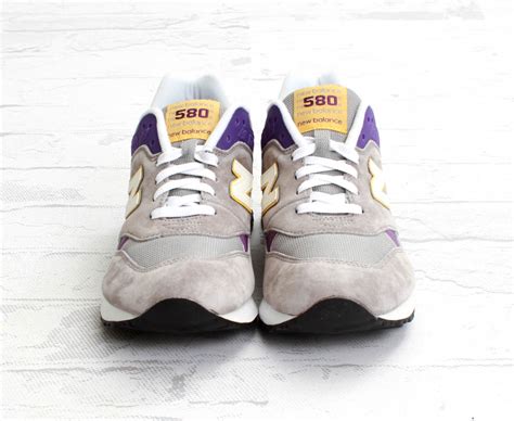 New Balance 580 - Grey/Purple/Yellow | Sole Collector