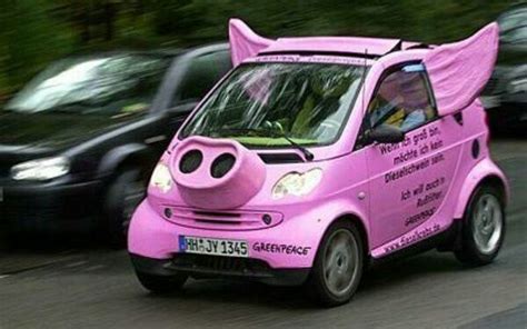 pink smart car interior - Honey Garland