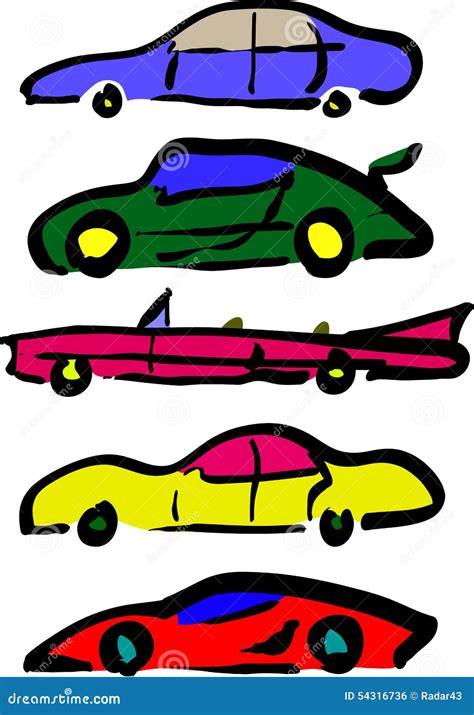 cartoon cars vector illustration cartoondealercom