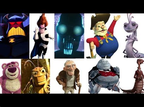 Pixar Movie Villains