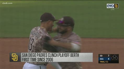 San Diego Padres clinch playoff spot for first time in 14 seasons ...