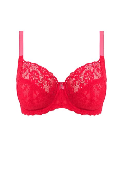 Offbeat Chilli Red Side Support Bra From Freya