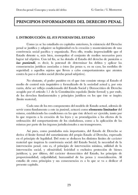 2 Principios Informadores Principios Informadores Del Derecho Penal