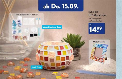 Living Art Diy Mosaik Set Angebot Bei Aldi Nord