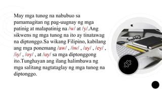 Diptonggo sa-filipino | PPT