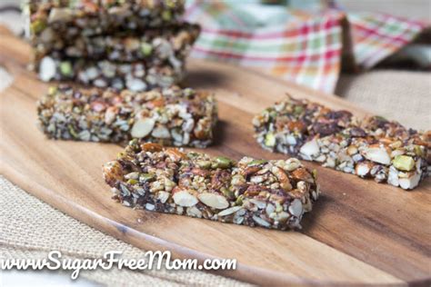 Sugar-Free Low Carb Granola Bars (Grain Free)