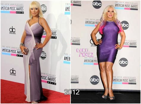 Christina Aguilera: the way of weight changes. Story of weight loss