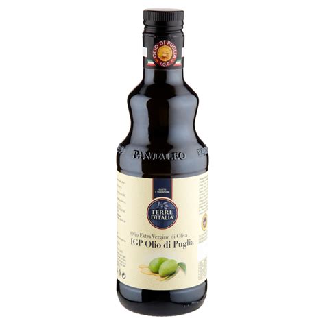 Terre D Italia Olio Extra Vergine Di Oliva IGP Olio Di Puglia 500 Ml